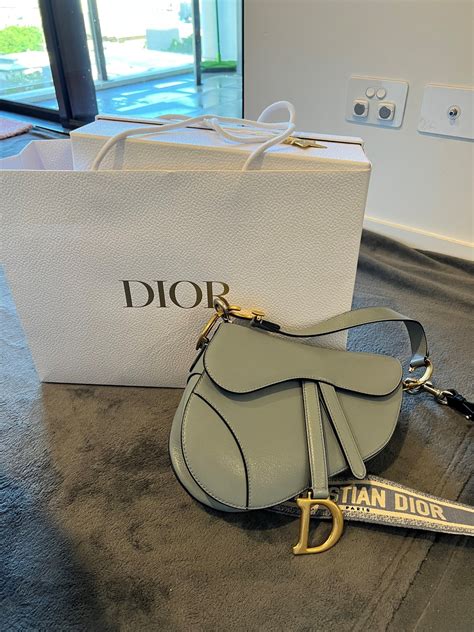 dior open bar bag in blue goatskin|dior blue saddle bag.